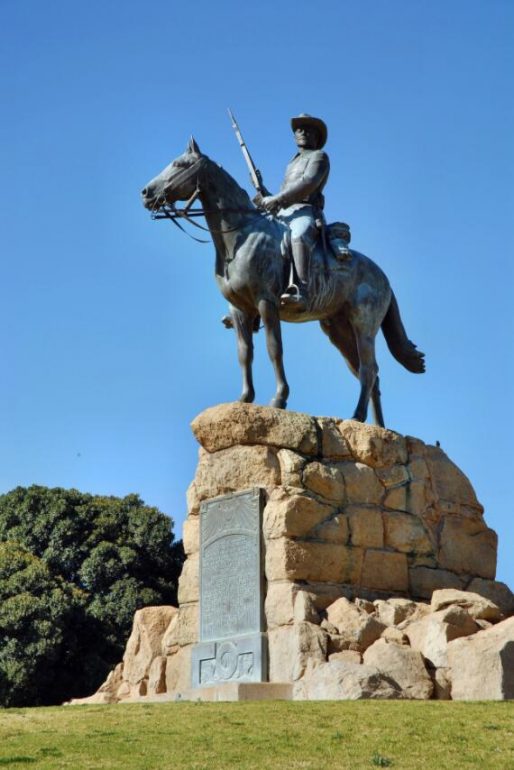 The equestrian monument in Windhoek